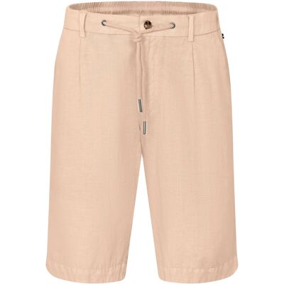 Bugatti Herren Bermuda aus Leinen-Baumwollmix Ekru EU56 Bugatti Herren Bermuda aus Leinen-Baumwollmix Ekru EU56