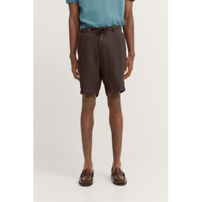 Bugatti Herren Bermuda aus Leinen-Baumwollmix Braun EU 54 Bugatti Herren Bermuda aus Leinen-Baumwollmix Braun EU 54