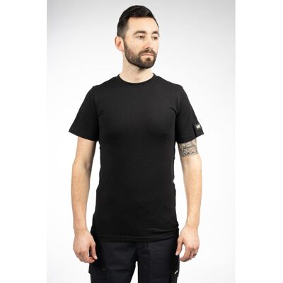 Caterpillar Essentials Kurzarm Baumwollshirt Herren Schwarz Schwarz L Caterpillar Essentials Kurzarm Baumwollshirt Herren Schwarz Schwarz L