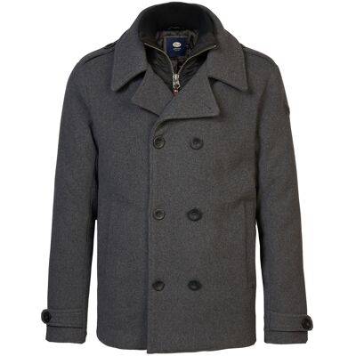 Petrol Industries - Peacoat Jacke Chequamegon Herren - Grau Grau 2XL Petrol Industries - Peacoat Jacke Chequamegon Herren - Grau Grau 2XL