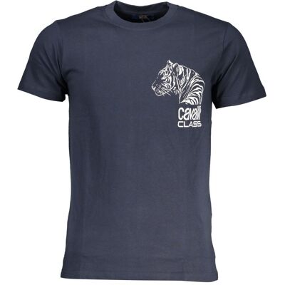 Cavalli Class Tigerkopf T-Shirt Kurzarm Rundhalsausschnitt Dunkelgrau 2XL Cavalli Class Tigerkopf T-Shirt Kurzarm Rundhalsausschnitt Dunkelgrau 2XL
