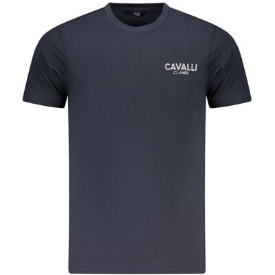 Cavalli Class Besticktes T-Shirt Dunkelgrau M Cavalli Class Besticktes T-Shirt Dunkelgrau M