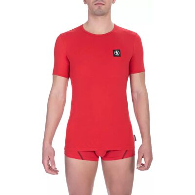 Bikkembergs Unterwäsche T-Shirt Slim Fit Mohn M Bikkembergs Unterwäsche T-Shirt Slim Fit Mohn M