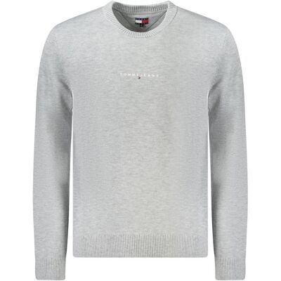 Tommy Hilfiger Rundhals-Pullover mit minimalistischem Logo Hellgrau 2XL Tommy Hilfiger Rundhals-Pullover mit minimalistischem Logo Hellgrau 2XL