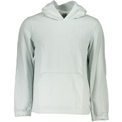 Calvin Klein Fleece Hoodie Entspannter Schnitt Hellgrau XL Calvin Klein Fleece Hoodie Entspannter Schnitt Hellgrau XL