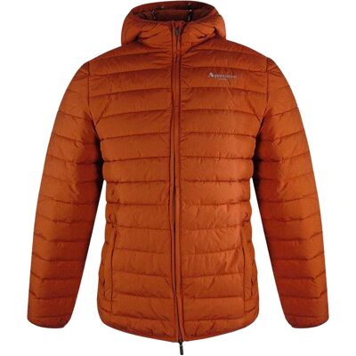 Aquascutum - Steppjacke für Herren, mit Kapuze, Aktiv (Rost Orange) Orange M Aquascutum - Steppjacke für Herren, mit Kapuze, Aktiv (Rost Orange) Orange M