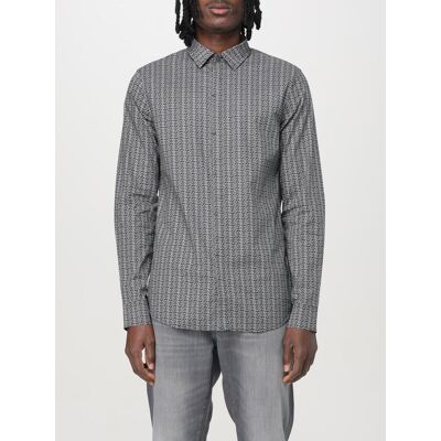 Armani Exchange Langarm-Hemd mit Allover-Print Grau XS Armani Exchange Langarm-Hemd mit Allover-Print Grau XS