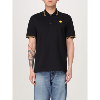 Versace Medusa-Polohemd Schwarz L Versace Medusa-Polohemd Schwarz L