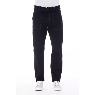 Alpha Studio Lässige Hose mit lockerer Passform Marine EU 54 Alpha Studio Lässige Hose mit lockerer Passform Marine EU 54