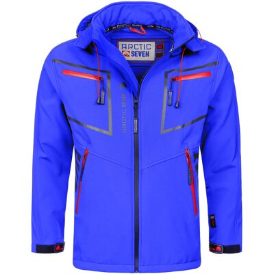 Arctic Seven Herren Softshell Jacke Blau Blau S Arctic Seven Herren Softshell Jacke Blau Blau S