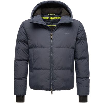 Stone Harbour Herren Steppjacke Tayroos mit Fleecefutter & 2-Wege-Reißverschluss Blau L Stone Harbour Herren Steppjacke Tayroos mit Fleecefutter & 2-Wege-Reißverschluss Blau L