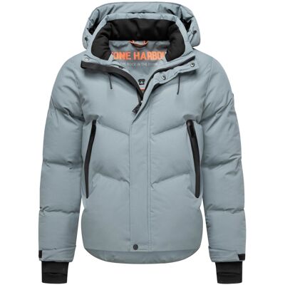 Stone Harbour Herren Winterjacke Livianoo mit abnehmbarer Kapuze & Fleece-Taschen Blau S Stone Harbour Herren Winterjacke Livianoo mit abnehmbarer Kapuze & Fleece-Taschen Blau S