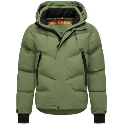 Stone Harbour Herren Winterjacke Livianoo mit abnehmbarer Kapuze & Fleece-Taschen Grün M Stone Harbour Herren Winterjacke Livianoo mit abnehmbarer Kapuze & Fleece-Taschen Grün M
