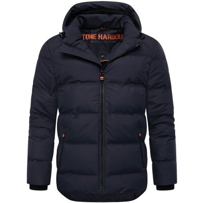 Stone Harbour Herren Winterjacke Gavriloo mit abnehmbarer Kapuze & Fleecefutter Blau L Stone Harbour Herren Winterjacke Gavriloo mit abnehmbarer Kapuze & Fleecefutter Blau L