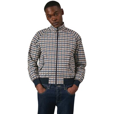 Aquascutum Active Stretch Club Check Jacke Beige L Aquascutum Active Stretch Club Check Jacke Beige L