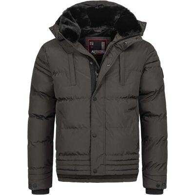 Alessandro Salvarini Herren Winterjacke - Wasserabweisend, Abnehmbarer Teddy-Kragen - Stylisch & Warm Alessandro Salvarini Herren Winterjacke - Wasserabweisend, Abnehmbarer Teddy-Kragen - Stylisch & Warm
