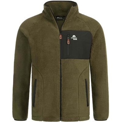 Arctic Seven Herren Sherpa Fleecejacke AS-415 – warm, leicht, sportlich Grün M Arctic Seven Herren Sherpa Fleecejacke AS-415 – warm, leicht, sportlich Grün M