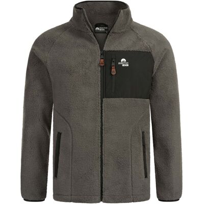 Arctic Seven Herren Sherpa Fleecejacke AS-415 – warm, leicht, sportlich Grau L Arctic Seven Herren Sherpa Fleecejacke AS-415 – warm, leicht, sportlich Grau L