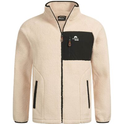 Arctic Seven Herren Sherpa Fleecejacke AS-415 – warm, leicht, sportlich Beige M Arctic Seven Herren Sherpa Fleecejacke AS-415 – warm, leicht, sportlich Beige M