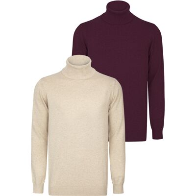 Felix Hardy Pullover Rollkragenpullover 2Er-Pack Bordo L Felix Hardy Pullover Rollkragenpullover 2Er-Pack Bordo L