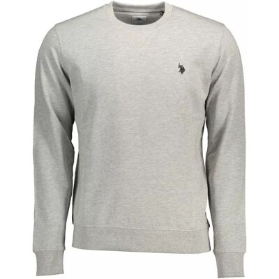 U.S. Polo Assn Crew-Neck Sweatshirt Klassische Passform Hellgrau 2XL U.S. Polo Assn Crew-Neck Sweatshirt Klassische Passform Hellgrau 2XL