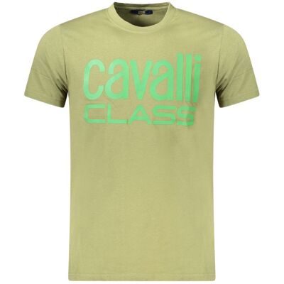 Cavalli Class Logo T-Shirt Salbeigrün M Cavalli Class Logo T-Shirt Salbeigrün M