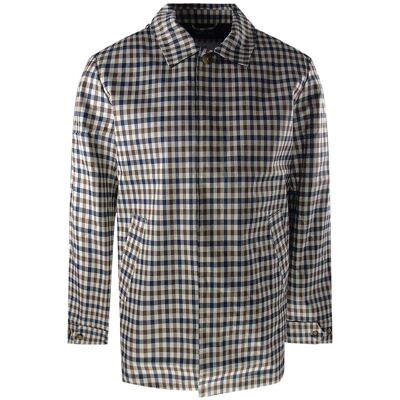 Aquascutum Active Iconic Caban Club Check Jacke Beige 2XL Aquascutum Active Iconic Caban Club Check Jacke Beige 2XL
