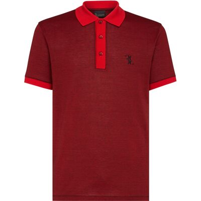 Billionaire Poloshirt Lion Rot S Billionaire Poloshirt Lion Rot S