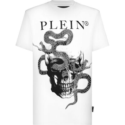 Philipp Plein T-Shirt Snake Weiß XL Philipp Plein T-Shirt Snake Weiß XL