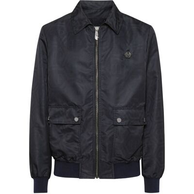 Philipp Plein Bomberjacke Monogram Dunkelblau 48 (Brust) Philipp Plein Bomberjacke Monogram Dunkelblau 48 (Brust)