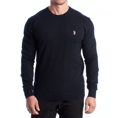 U.S. Polo Assn Herren-Strickpullover mit Rundhalsausschnitt US42173048 Schwarz M U.S. Polo Assn Herren-Strickpullover mit Rundhalsausschnitt US42173048 Schwarz M