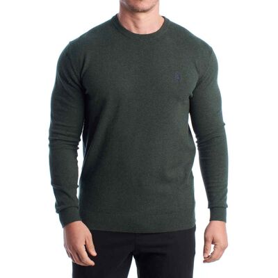 U.S. Polo Assn Herren-Strickpullover mit Rundhalsausschnitt US42173048 Grün M U.S. Polo Assn Herren-Strickpullover mit Rundhalsausschnitt US42173048 Grün M