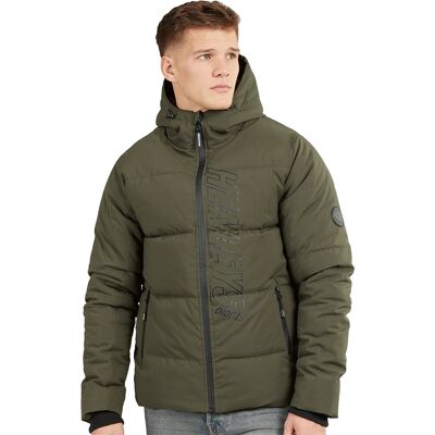 Henleys - "System Ski" Steppjacke für Herren (Khakigrün) Khaki M Henleys - "System Ski" Steppjacke für Herren (Khakigrün) Khaki M