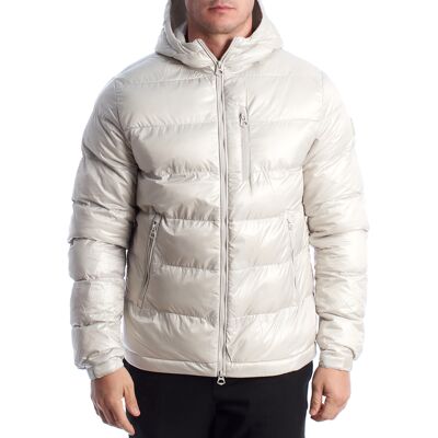 U.S. Polo Assn Herren gefütterte Jacke mit Kapuze 66512 Silber EU 52 U.S. Polo Assn Herren gefütterte Jacke mit Kapuze 66512 Silber EU 52