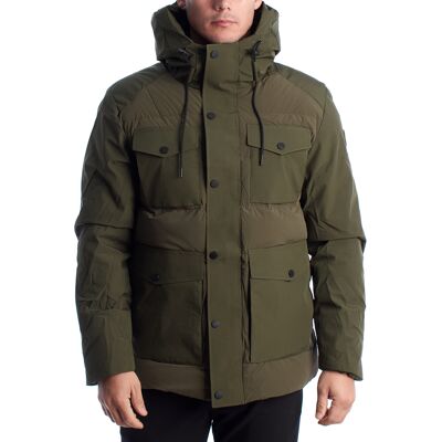 U.S. Polo Assn Herren gefütterte Parkajacke mit Kapuze US40127016 Grün EU 54 U.S. Polo Assn Herren gefütterte Parkajacke mit Kapuze US40127016 Grün EU 54