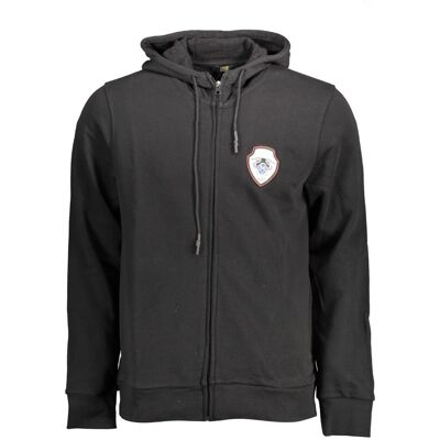 Cavalli Class Zip-up Hoodie mit gesticktem Logo Schwarz XL Cavalli Class Zip-up Hoodie mit gesticktem Logo Schwarz XL