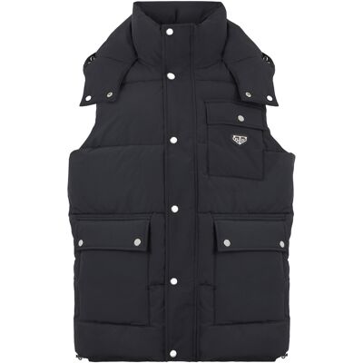 Philipp Plein Nylon Puffer Vest Gothic Plein Schwarz M Philipp Plein Nylon Puffer Vest Gothic Plein Schwarz M