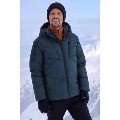 Mountain Warehouse - "Oslo Extreme" Daunenjacke Wattiert für Herren (Dunkelgrün) Grün L Mountain Warehouse - "Oslo Extreme" Daunenjacke Wattiert für Herren (Dunkelgrün) Grün L