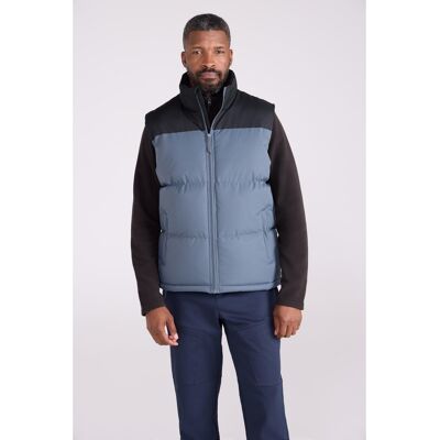 Mountain Warehouse - "Rock" Weste Wattiert für Herren (Grau) Grau 2XL Mountain Warehouse - "Rock" Weste Wattiert für Herren (Grau) Grau 2XL