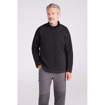 Mountain Warehouse - "Ashbourne" Fleecejacke Durchgehender Reißverschluss für Herren (Schwarz) Schwarz 2XL Mountain Warehouse - "Ashbourne" Fleecejacke Durchgehender Reißverschluss für Herren (Schwarz) Schwarz 2XL