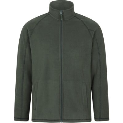 Mountain Warehouse - "Ashbourne" Fleecejacke Durchgehender Reißverschluss für Herren (Khakigrün) Khaki XS Mountain Warehouse - "Ashbourne" Fleecejacke Durchgehender Reißverschluss für Herren (Khakigrün) Khaki XS