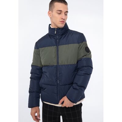 Wittchen Herren-Steppjacke, Marineblau/Grün, Polyester Dunkelblau S Wittchen Herren-Steppjacke, Marineblau/Grün, Polyester Dunkelblau S