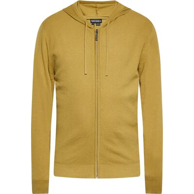 TUFFSKULL Strickjacke Herren khaki Khaki S TUFFSKULL Strickjacke Herren khaki Khaki S