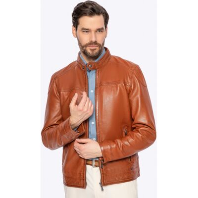 Wittchen Herren-Lammfelljacke, braun, echtes Leder Braun L Wittchen Herren-Lammfelljacke, braun, echtes Leder Braun L