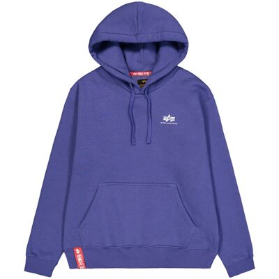 alpha industries Basic Small Logo Hoodie Lila S alpha industries Basic Small Logo Hoodie Lila S