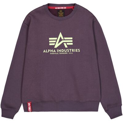 alpha industries Basic Big Logo Sweatshirt Violett XL alpha industries Basic Big Logo Sweatshirt Violett XL
