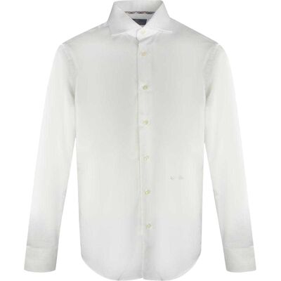 Aquascutum - Hemd für Herren, Langärmlig (Weiß) Weiß S Aquascutum - Hemd für Herren, Langärmlig (Weiß) Weiß S