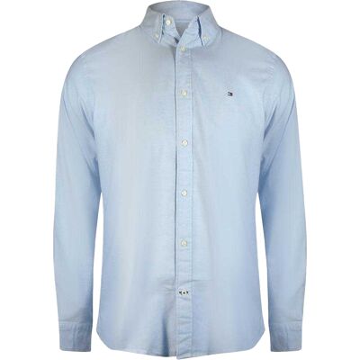 Tommy Hilfiger - Hemd für Herren, Oxford-Stil (Hellblau) Blau M Tommy Hilfiger - Hemd für Herren, Oxford-Stil (Hellblau) Blau M