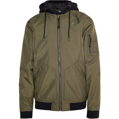 TUFFSKULL Bomberjacke Herren militärisch oliv Olive L TUFFSKULL Bomberjacke Herren militärisch oliv Olive L