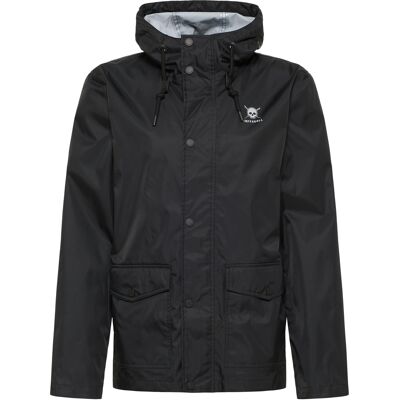 TUFFSKULL Regenjacke Herren schwarz Schwarz XL TUFFSKULL Regenjacke Herren schwarz Schwarz XL